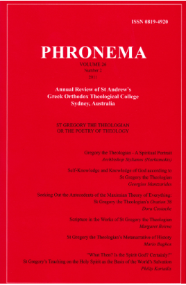 Phronema Volume 26, Number 2, 2011